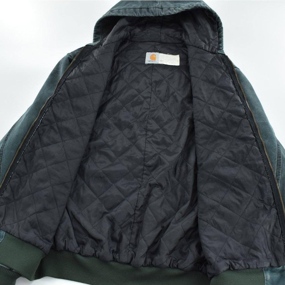 90’s Carhartt JQ243 ハンターグリーン アクティブジャケット 261020H