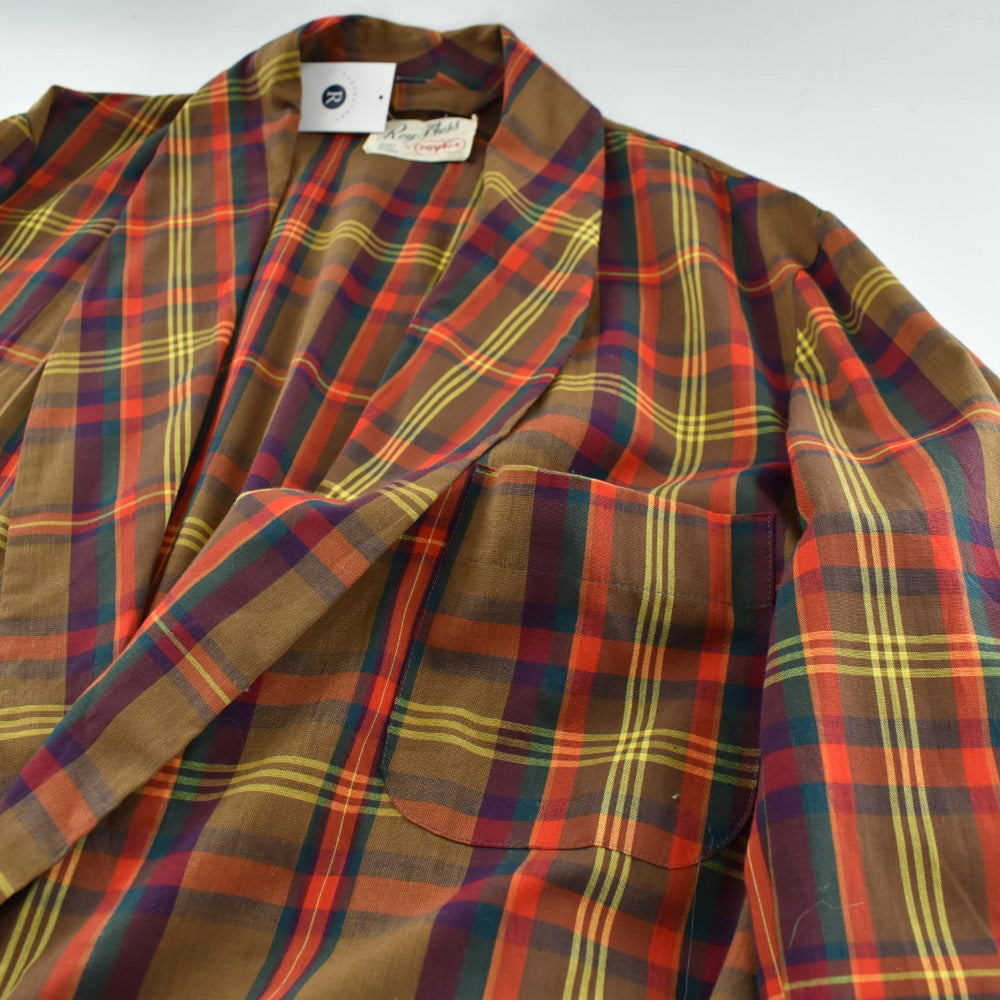 60's Roy Press by roytex チェックガウン 260227H