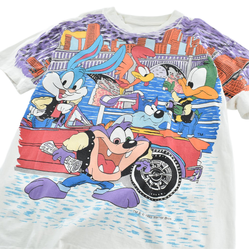 90’s Tiny Toon Adventures “CITY Slickers” AOP Tシャツ 260501H