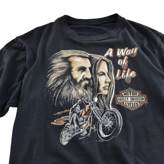 80's HARLEY-DAVIDSON "A Way of Life" Sturgis ハーレーT 260630H