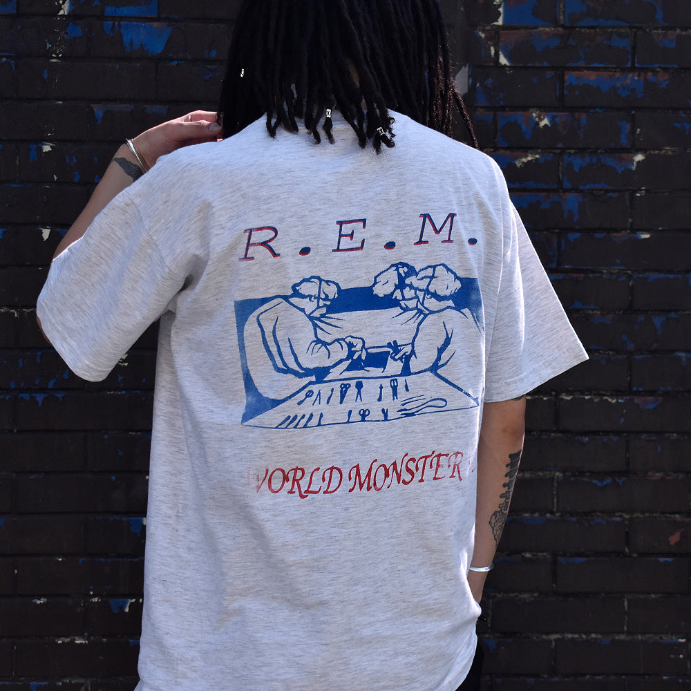 90's R.E.M. “World Monster” Tシャツ 231003H