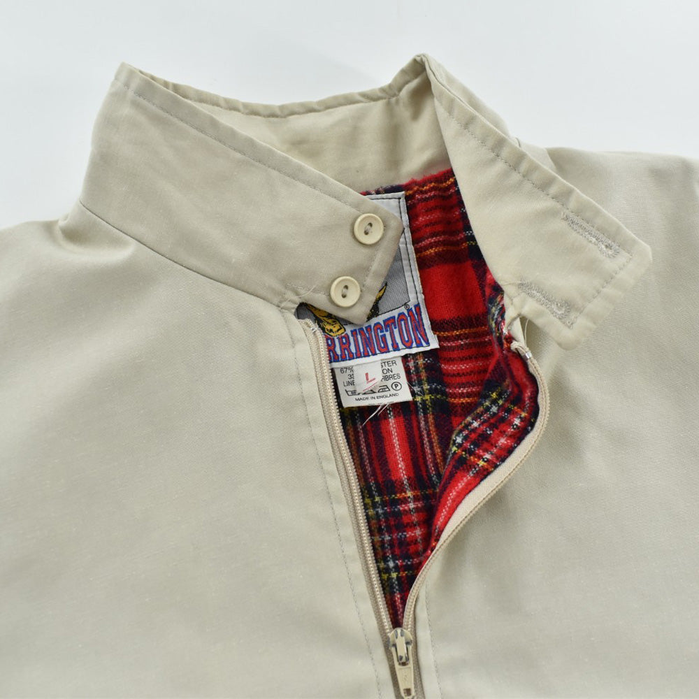 90’s UK製 Harrington Jacket スイングトップ ベージュ 261016H