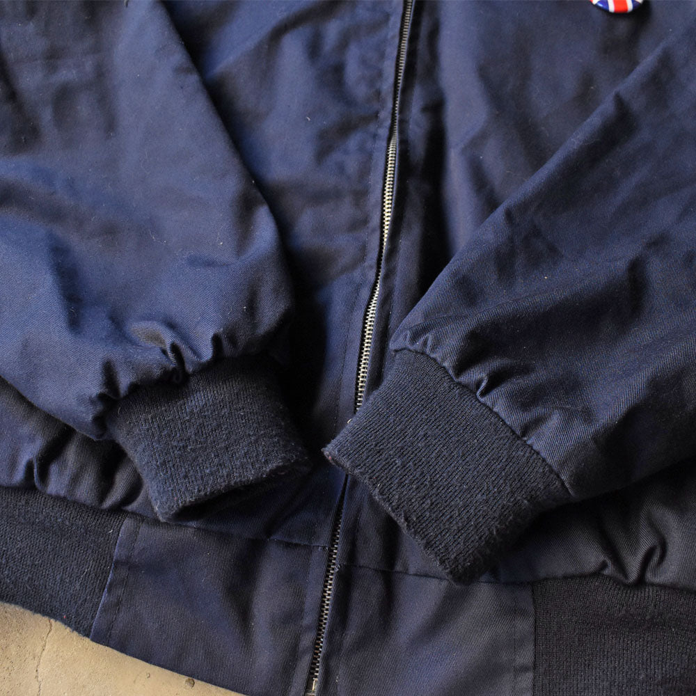 80’s Harrington Jacket  ネイビー × レッドタータンチェックライナー 250930H