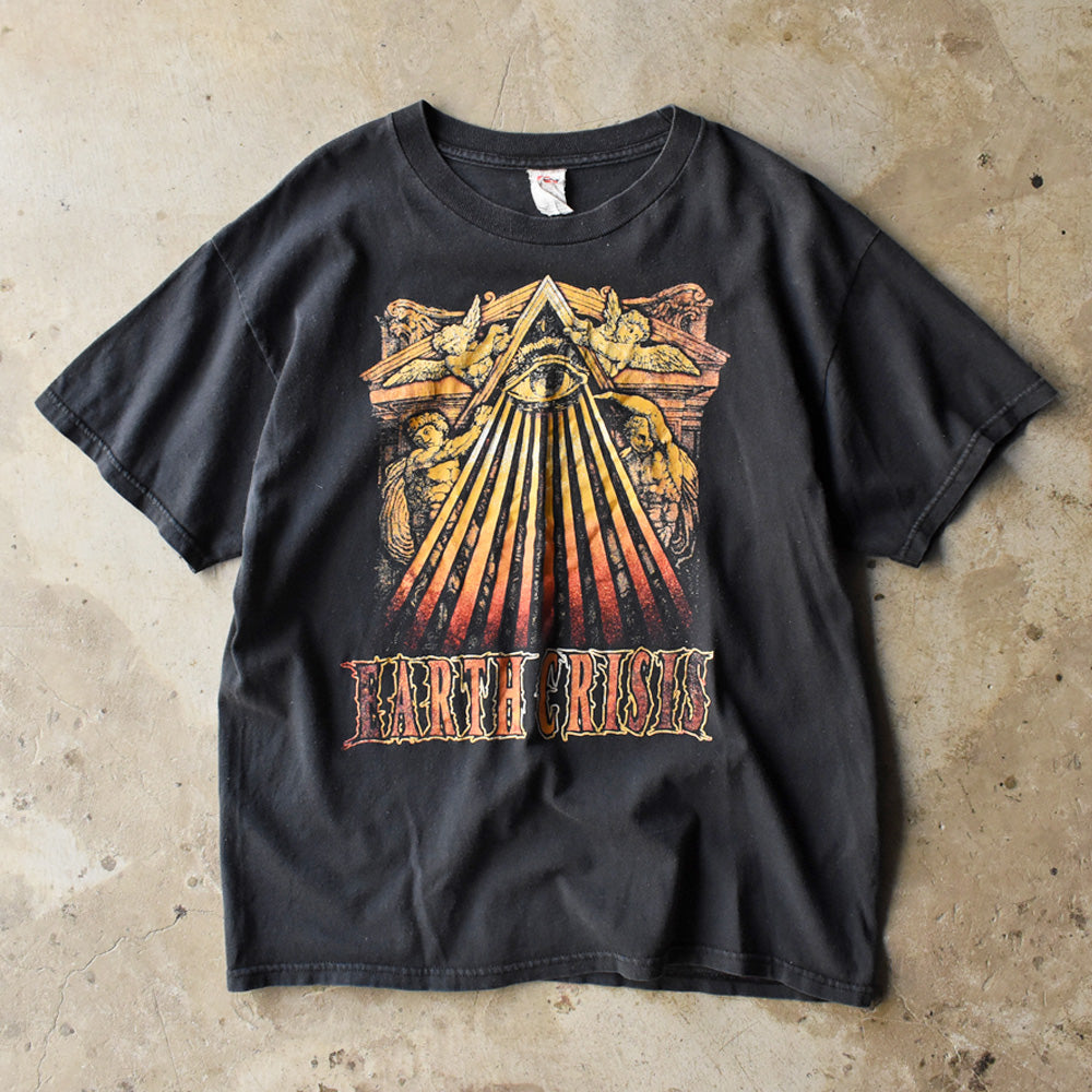 Y2K Earth Crisis “All-Seeing Eye” ロック Tシャツ 250712