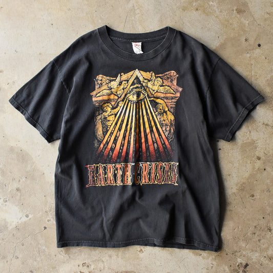 Y2K Earth Crisis “All-Seeing Eye” ロック Tシャツ 250712