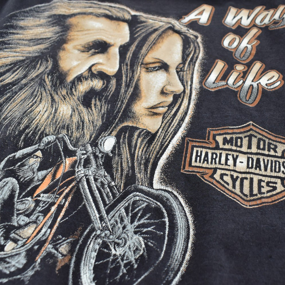 80's HARLEY-DAVIDSON "A Way of Life" Sturgis ハーレーT 260630H