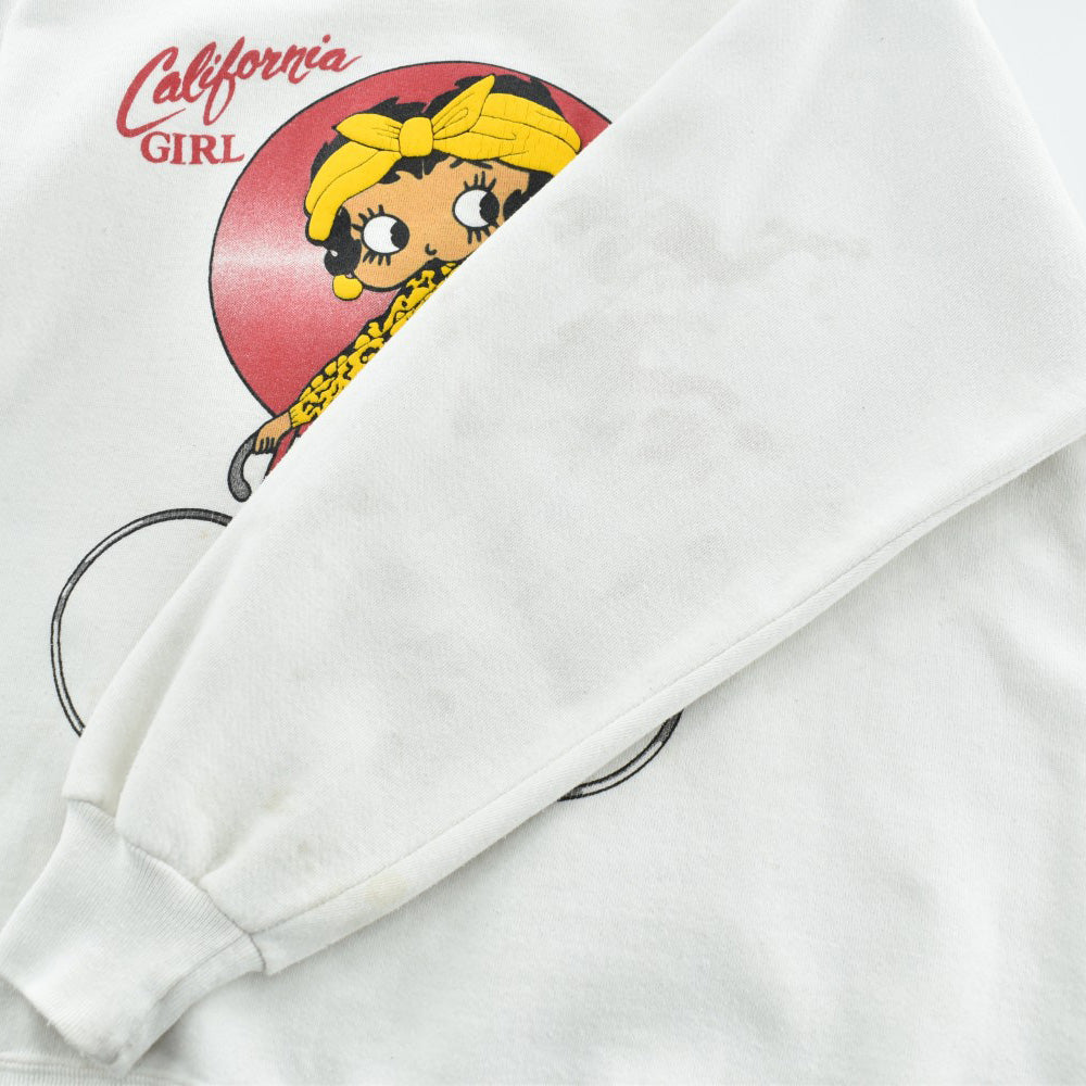 80's "BETTY BOOP" California Girl キャラスウェット 260331H