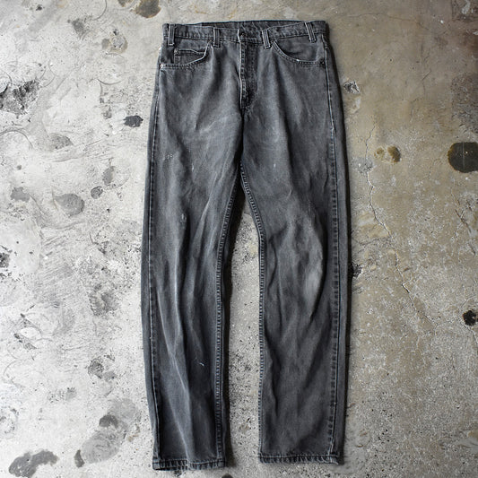 90's Levi's 505 オレンジタブ ブラック デニムパンツ 250827H