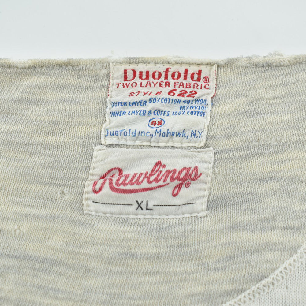 50's Duofold × Rawlings Two Layer ヘンリーネックTシャツ 260313H
