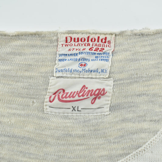 50's Duofold × Rawlings Two Layer ヘンリーネックTシャツ 260313H