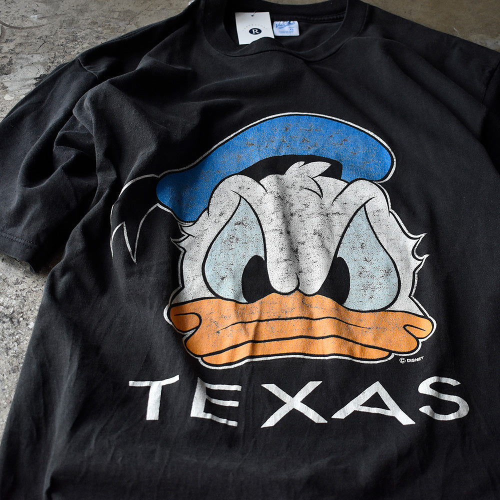 90's Disney “Donald Duck” TEXAS Tシャツ USA製 240819H