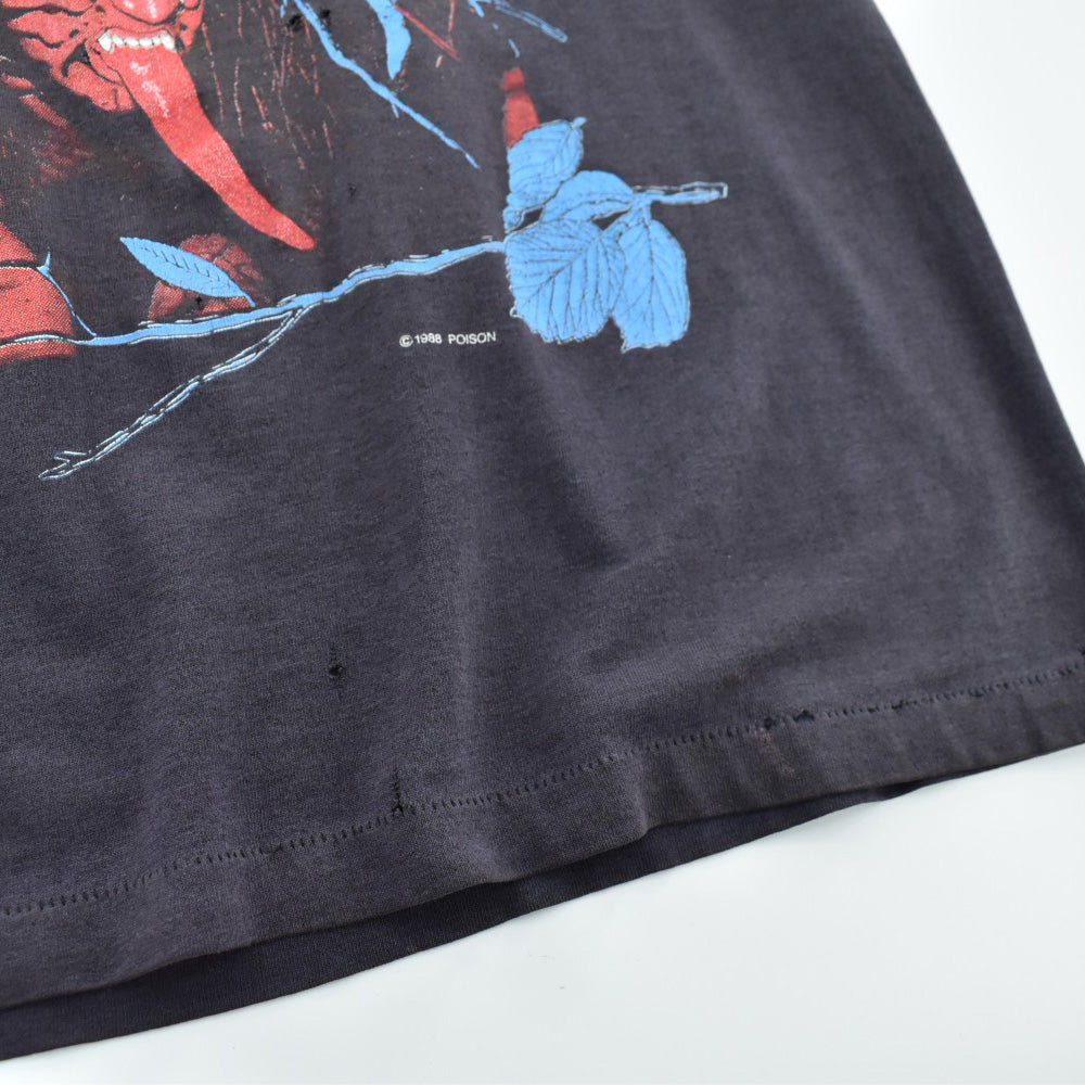 80's POISON "OPEN UP AND SAY... AHH!" メタル ロックTシャツ 260526H