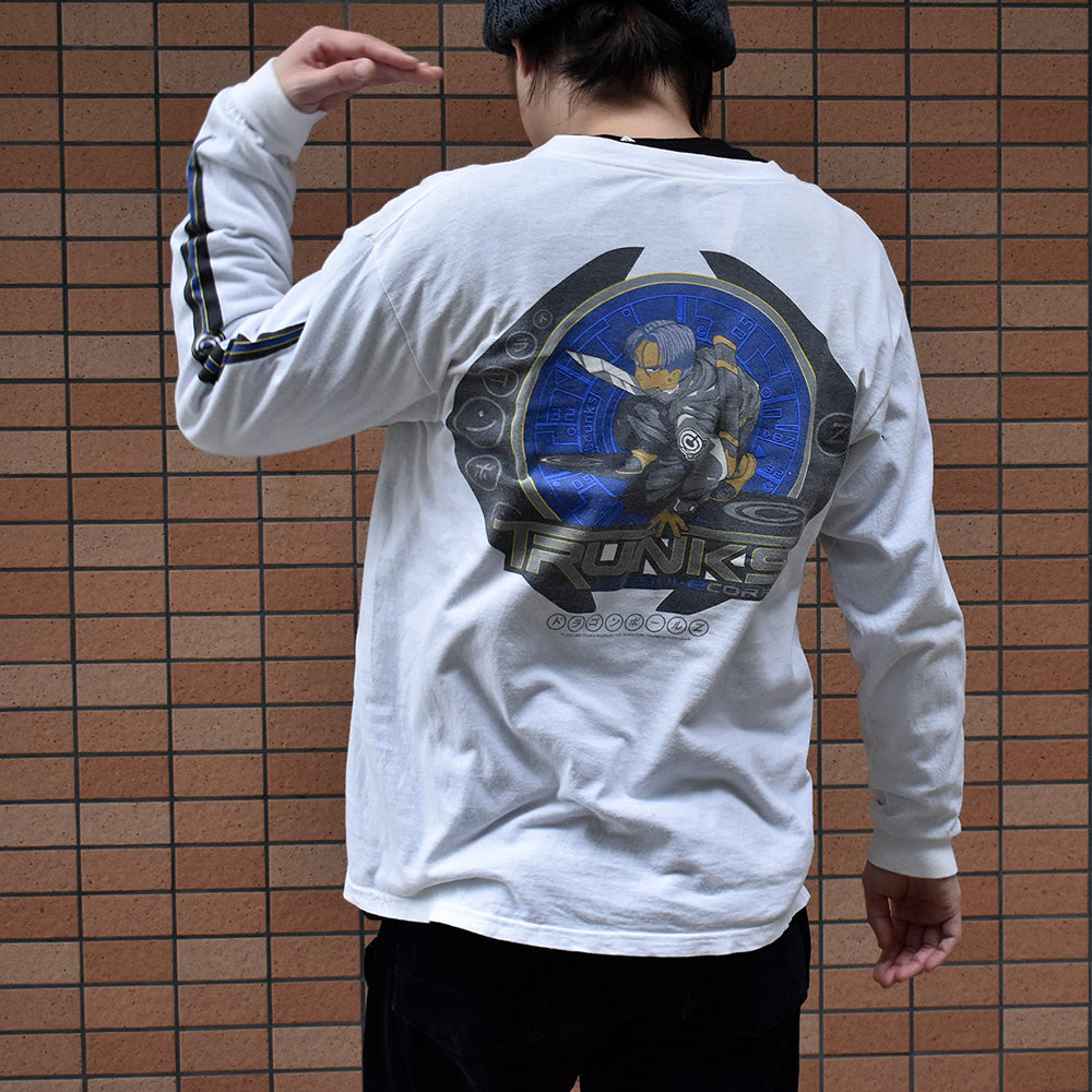 Y2K DRAGON BALL Z “トランクス” ロングスリーブTシャツ 240325H