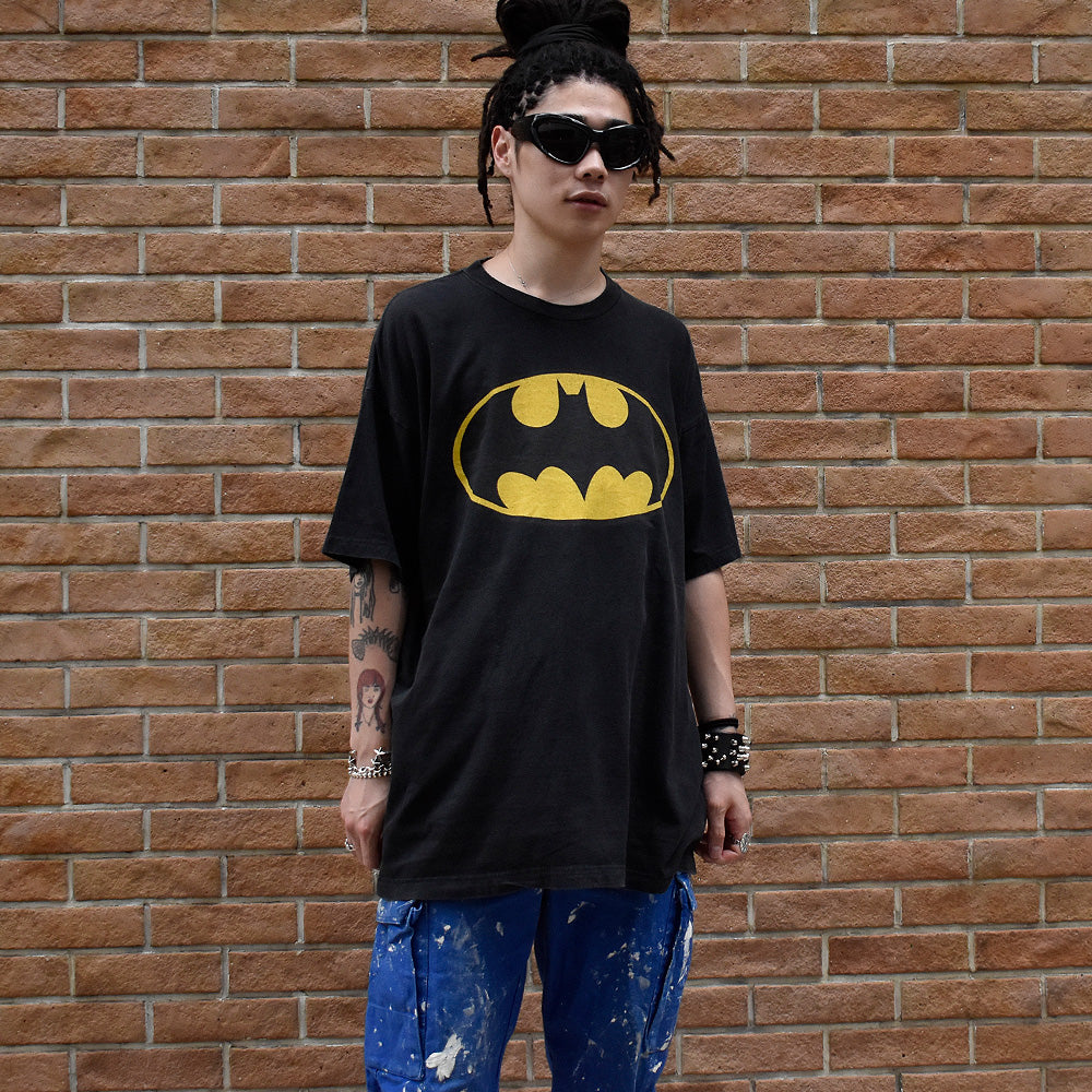 90's～ “BATMAN” logo Tシャツ giantタグ 240628