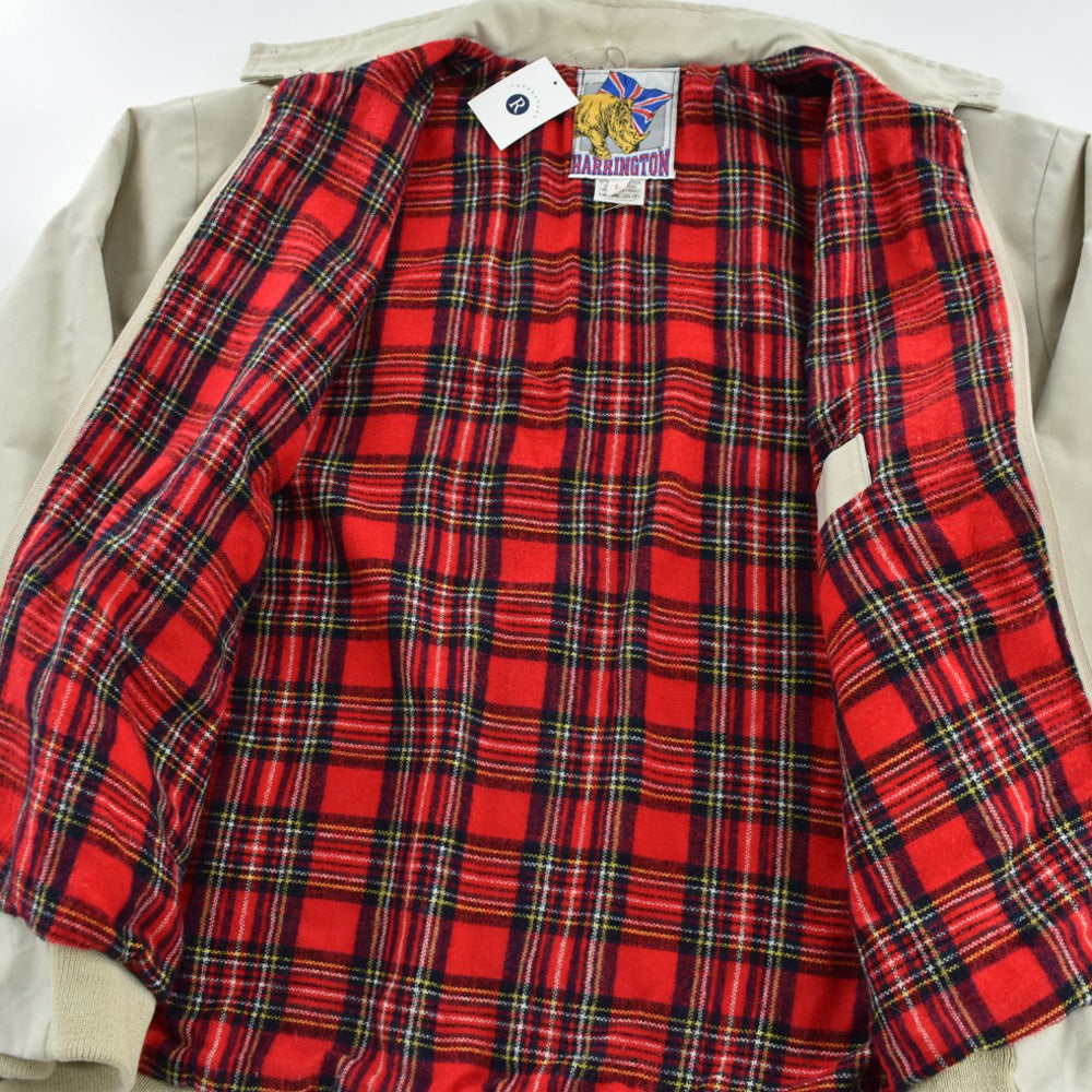 90’s UK製 Harrington Jacket スイングトップ ベージュ 261016H