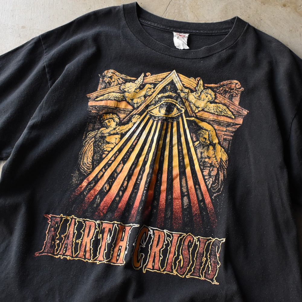 Y2K Earth Crisis “All-Seeing Eye” ロック Tシャツ 250712