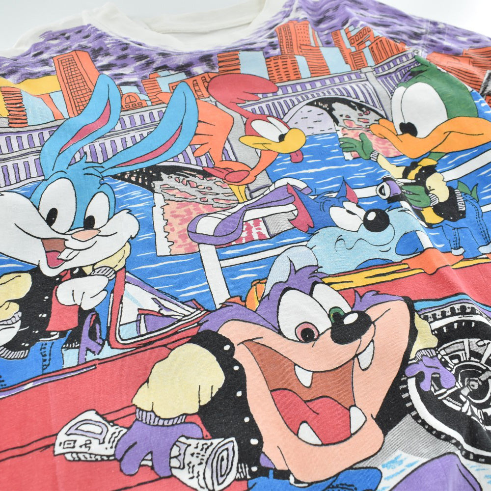 90’s Tiny Toon Adventures “CITY Slickers” AOP Tシャツ 260501H