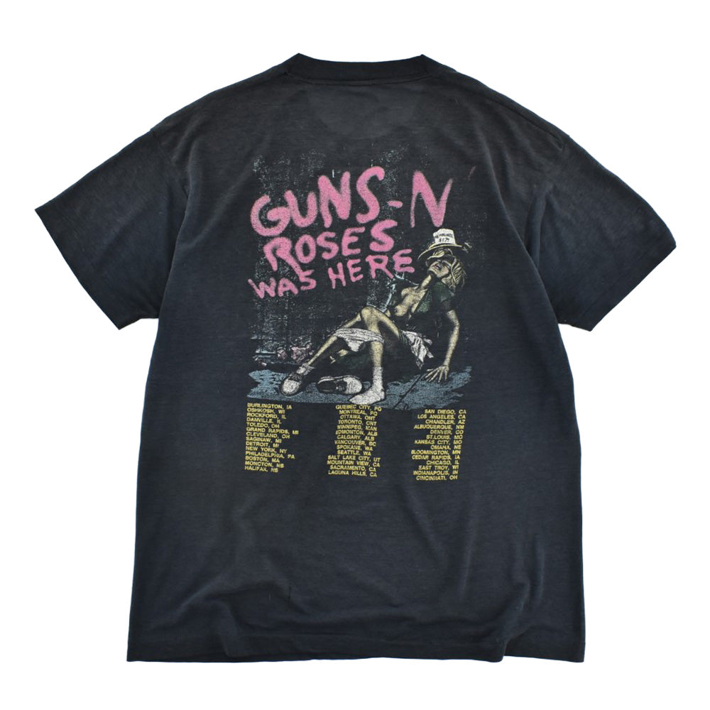 80's Guns N' Roses "APPETITE FOR DESTRUCTION" 発禁 ロックTシャツ 260825H