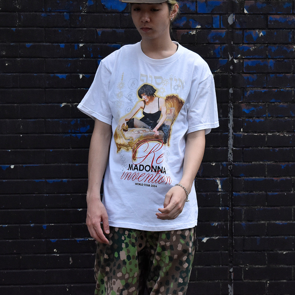 Y2K デッドストック！ Madonna “Re-Invention“ World Tour Tシャツ 250621H
