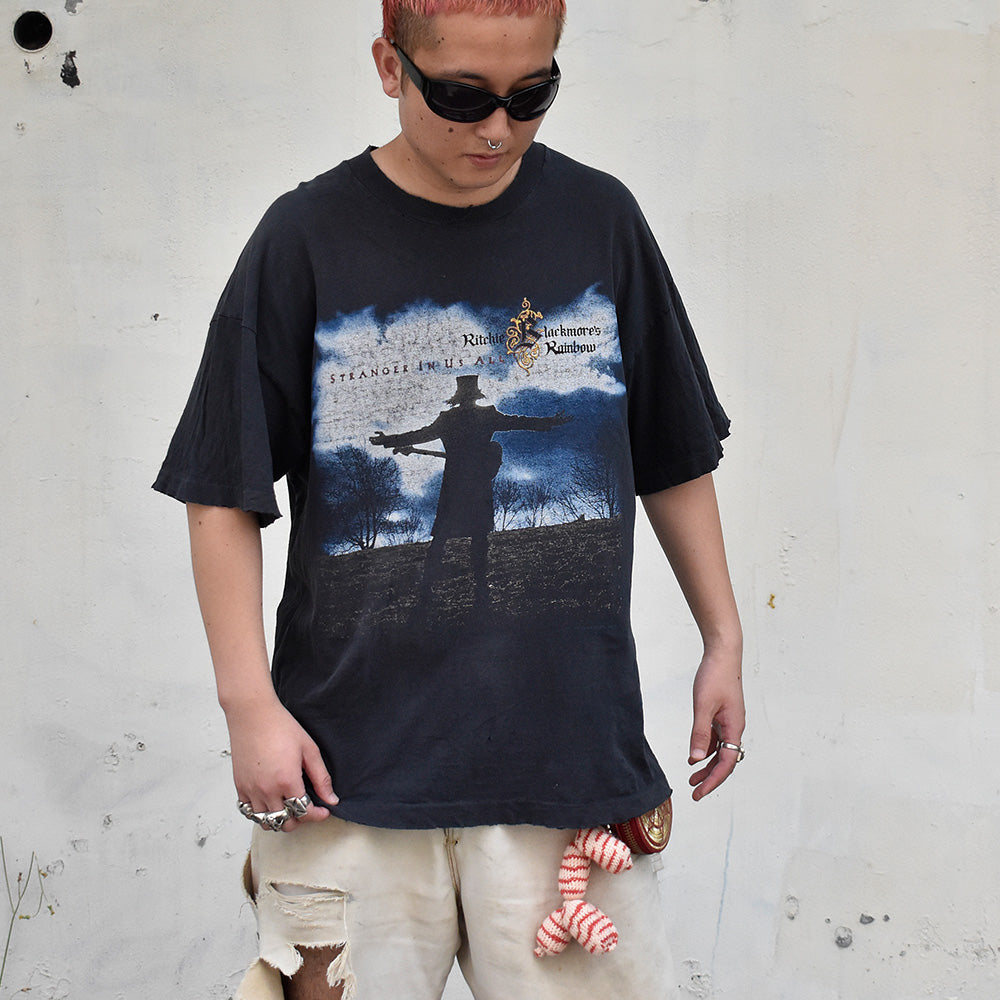90's Ritchie Blackmore’s Rainbow “Stranger In Us All” World Tour ロック Tシャツ 250825H