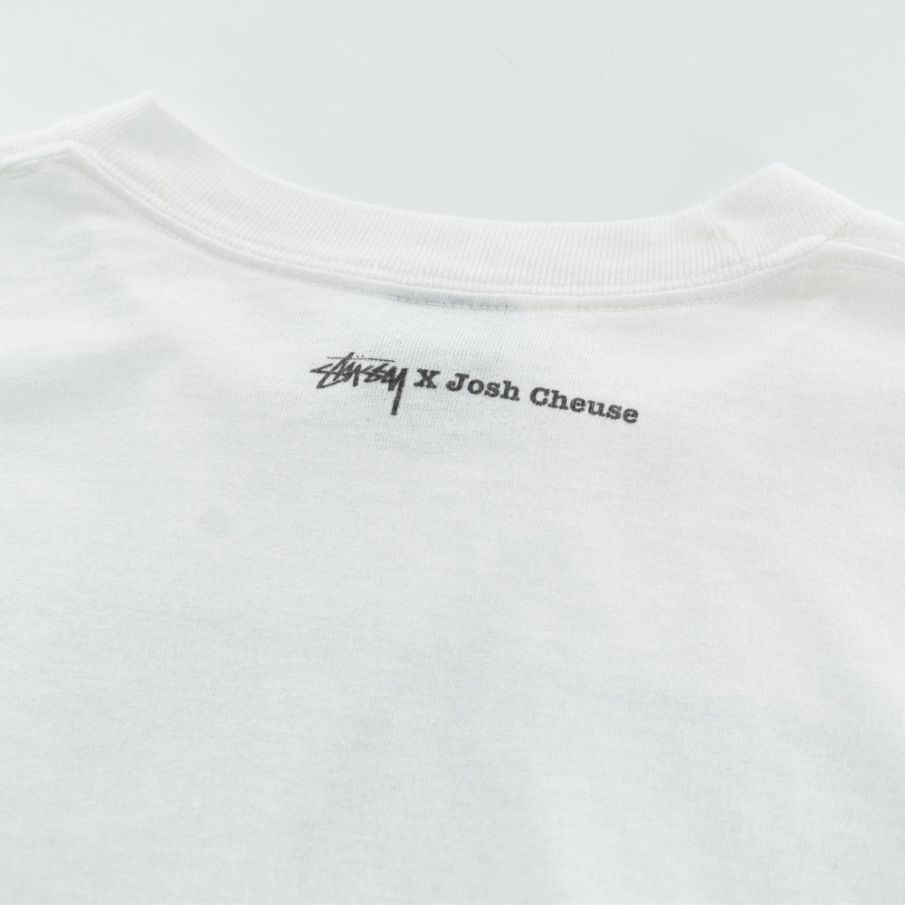 Y2K STUSSY × Josh Cheuse "Rockers Galore" Joe Strummer フォトT 260911H