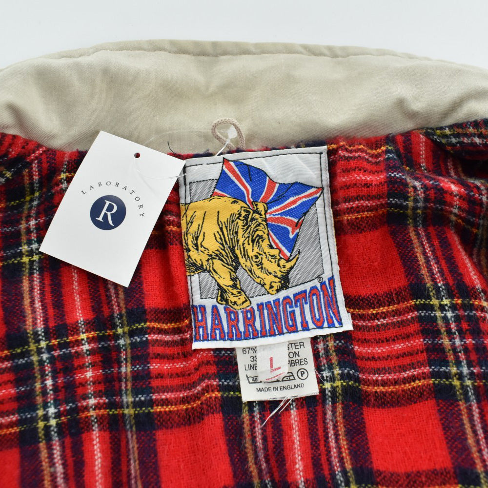 90’s UK製 Harrington Jacket スイングトップ ベージュ 261016H