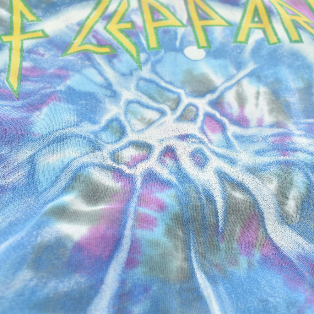 90's Def Leppard "Adrenalize" タイダイ ロックTシャツ USA製 260714H