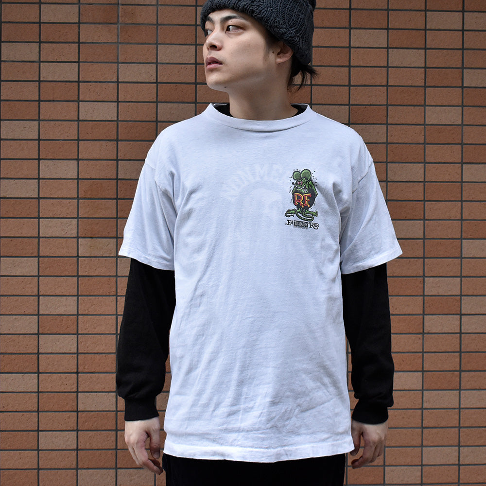 90's Ed "Big Daddy" Roth “RAT FINK” Tシャツ USA製 240325H