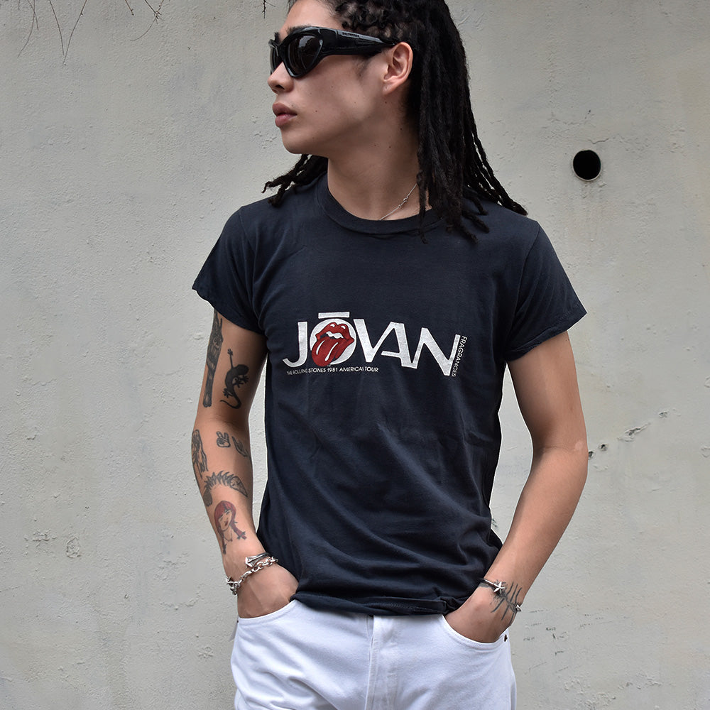 80's　The Rolling Stones/ローリング・ストーンズ　1981 American Tour　"JOVAN" Tee　230907HYY