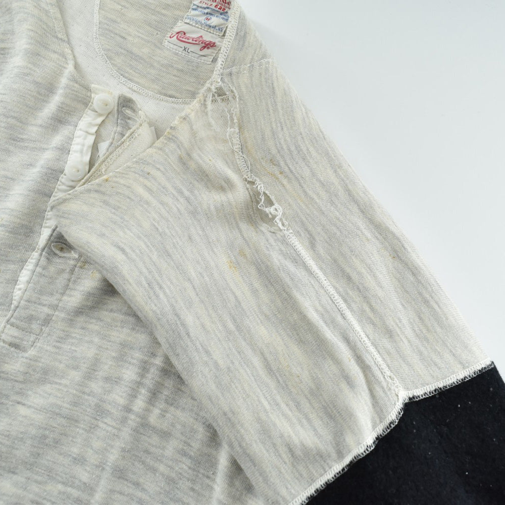 50's Duofold × Rawlings Two Layer ヘンリーネックTシャツ 260313H