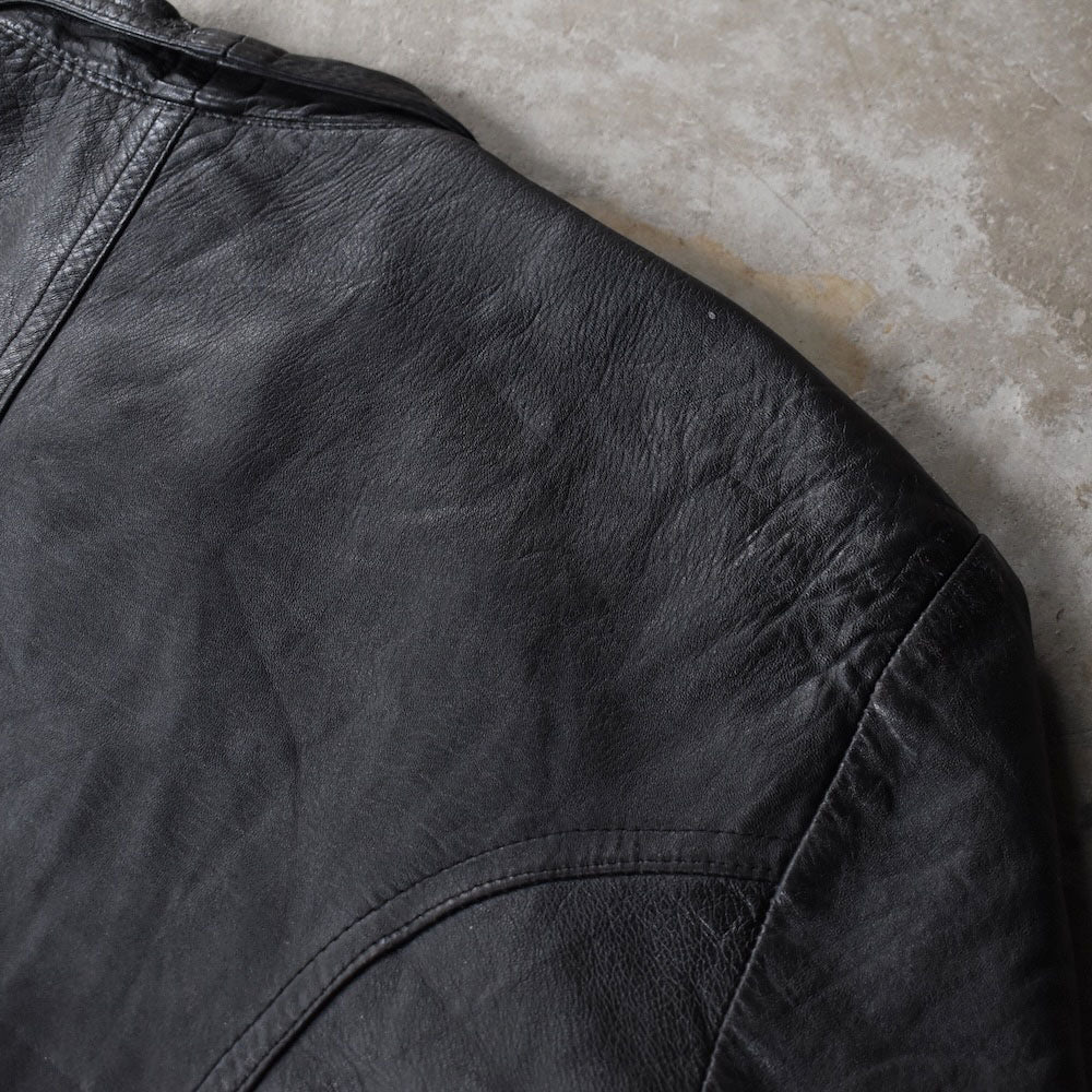 80’s Jordano ダブルジップ レザージャケット 251104H