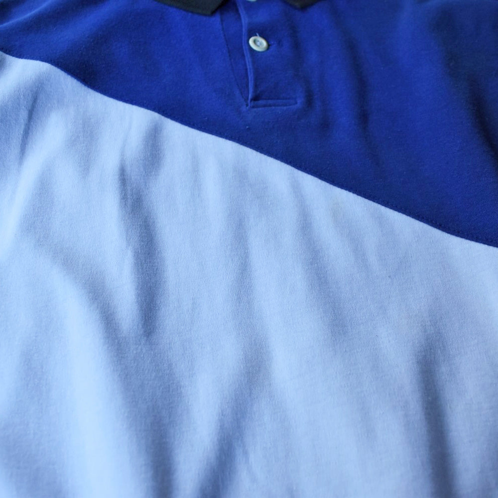90’s Polo Ralph Lauren “SUICIDE SKI” トリコロール ラガーシャツ 251226H