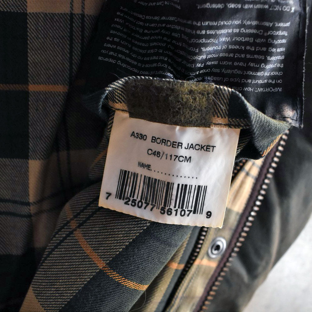 Barbour “BORDER" オイルドジャケット  251111H