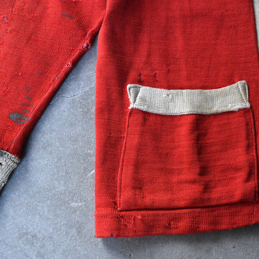 40’s Olympic Sports "BORO" レタードカーディガン 251202H