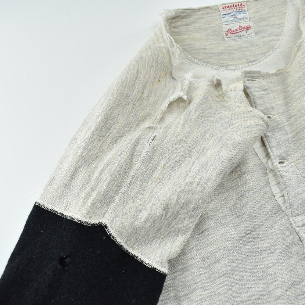 50's Duofold × Rawlings Two Layer ヘンリーネックTシャツ 260313H