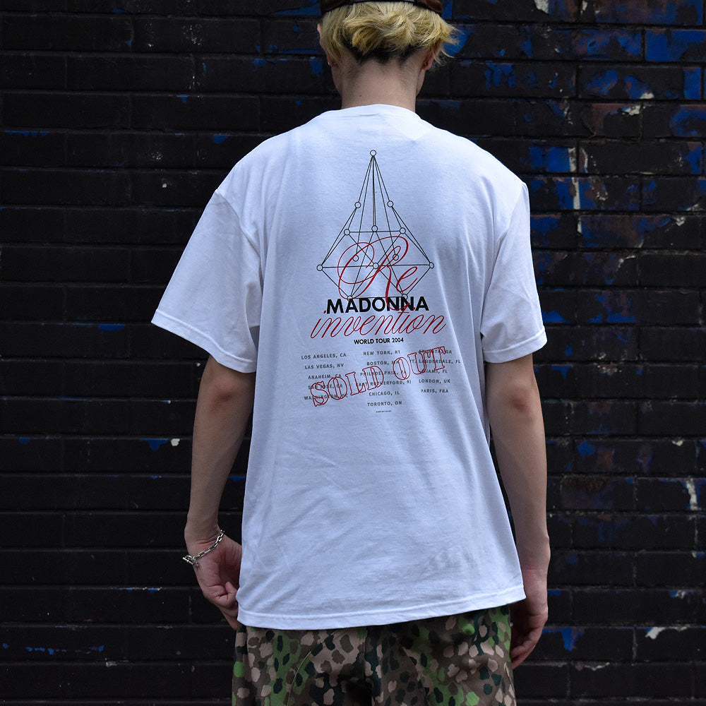 Y2K デッドストック！ Madonna “Re-Invention“ World Tour Tシャツ 250621H