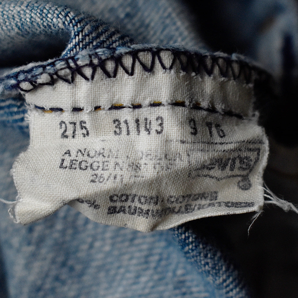 70's Levi's シングルステッチ デニムパンツ Euro製 250625H
