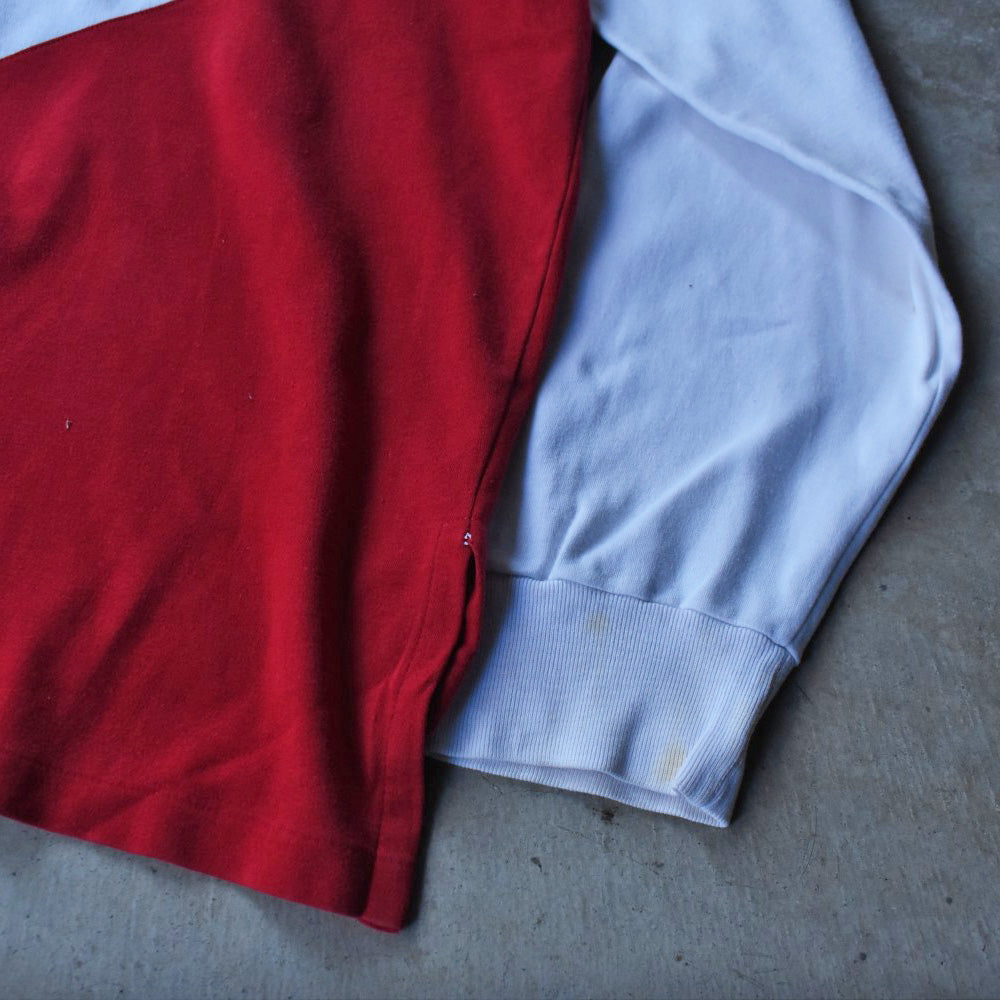 90’s Polo Ralph Lauren “SUICIDE SKI” トリコロール ラガーシャツ 251226H