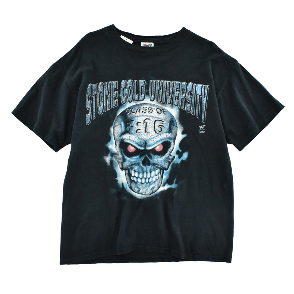 90's WWF “STONE COLD UNIVERSITY” Steve Austin プロレスT 260417H