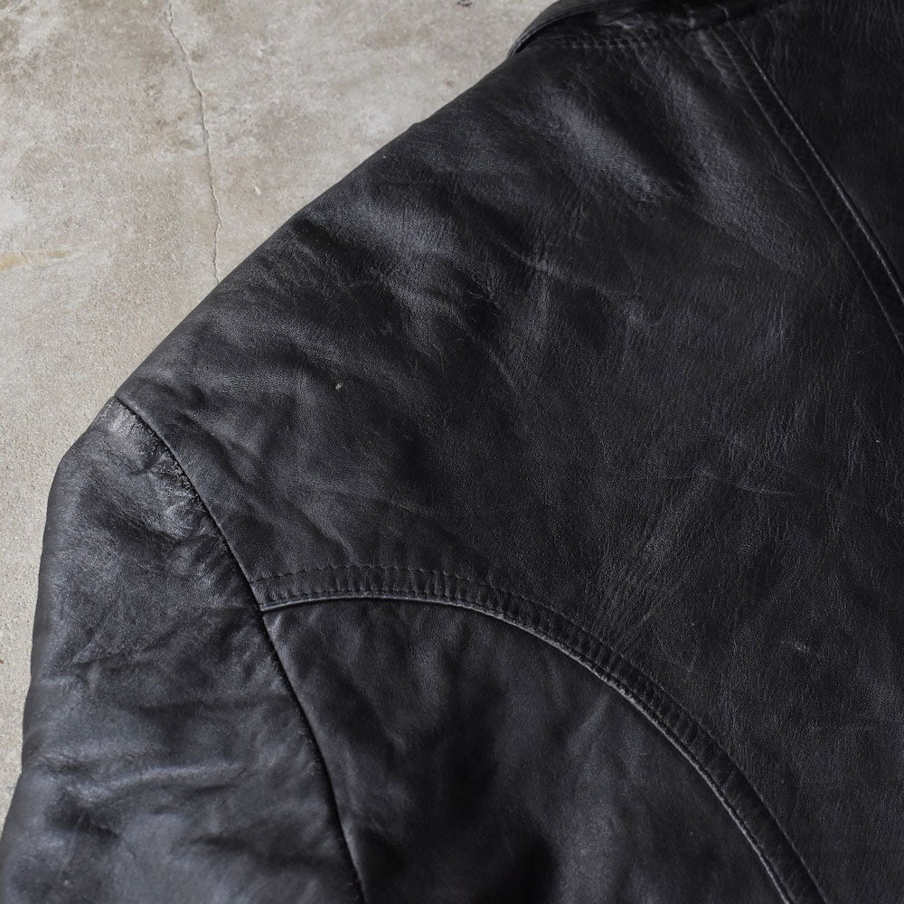 80’s Jordano ダブルジップ レザージャケット 251104H