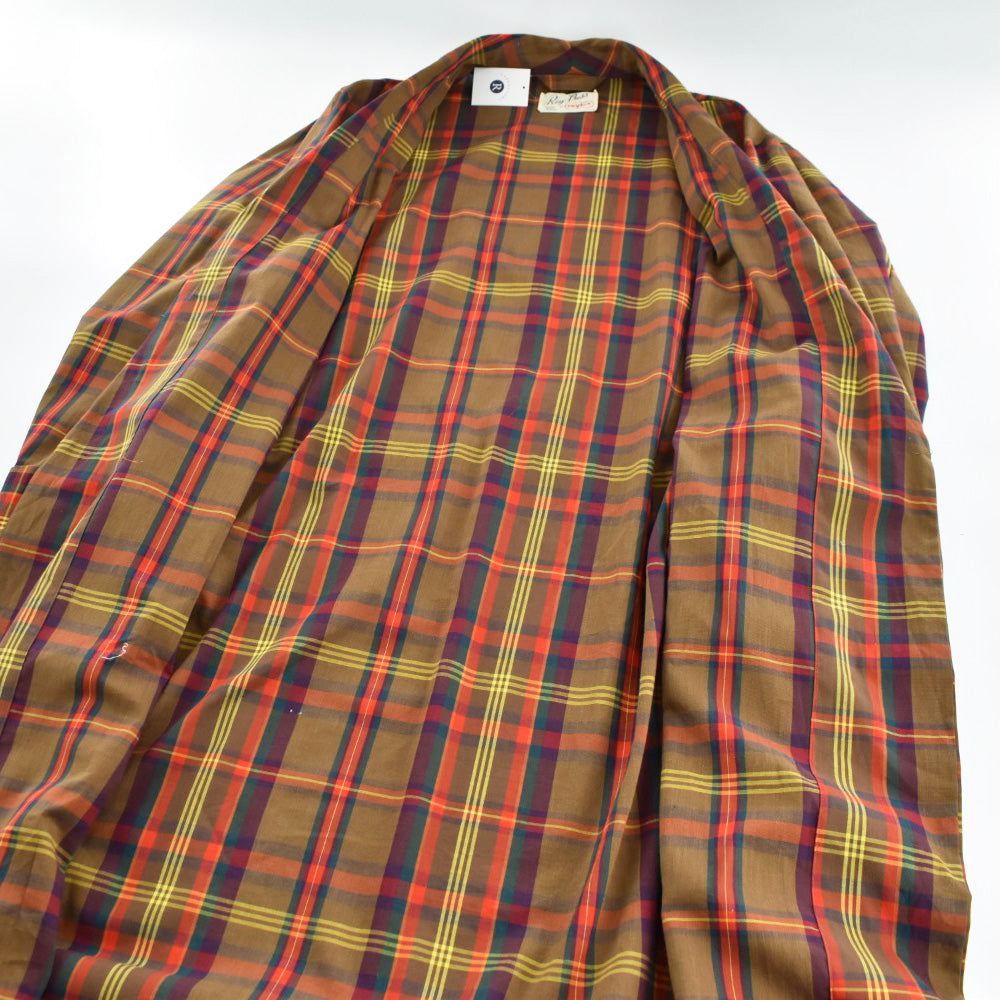 60's Roy Press by roytex チェックガウン 260227H