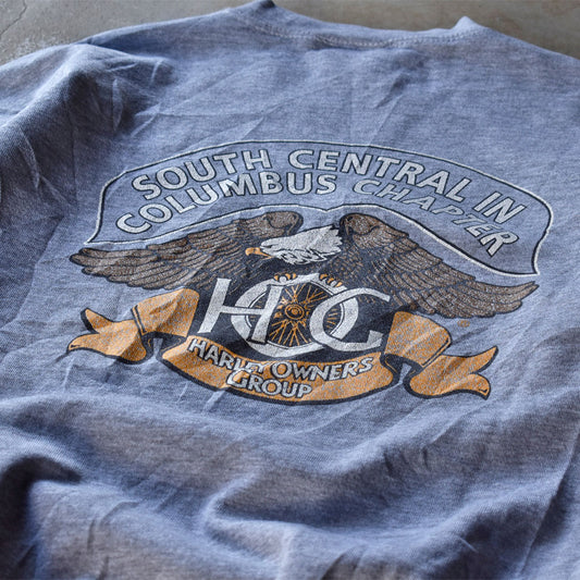 80-90’s Harley-Davidson 両面プリント スウェット 231210H