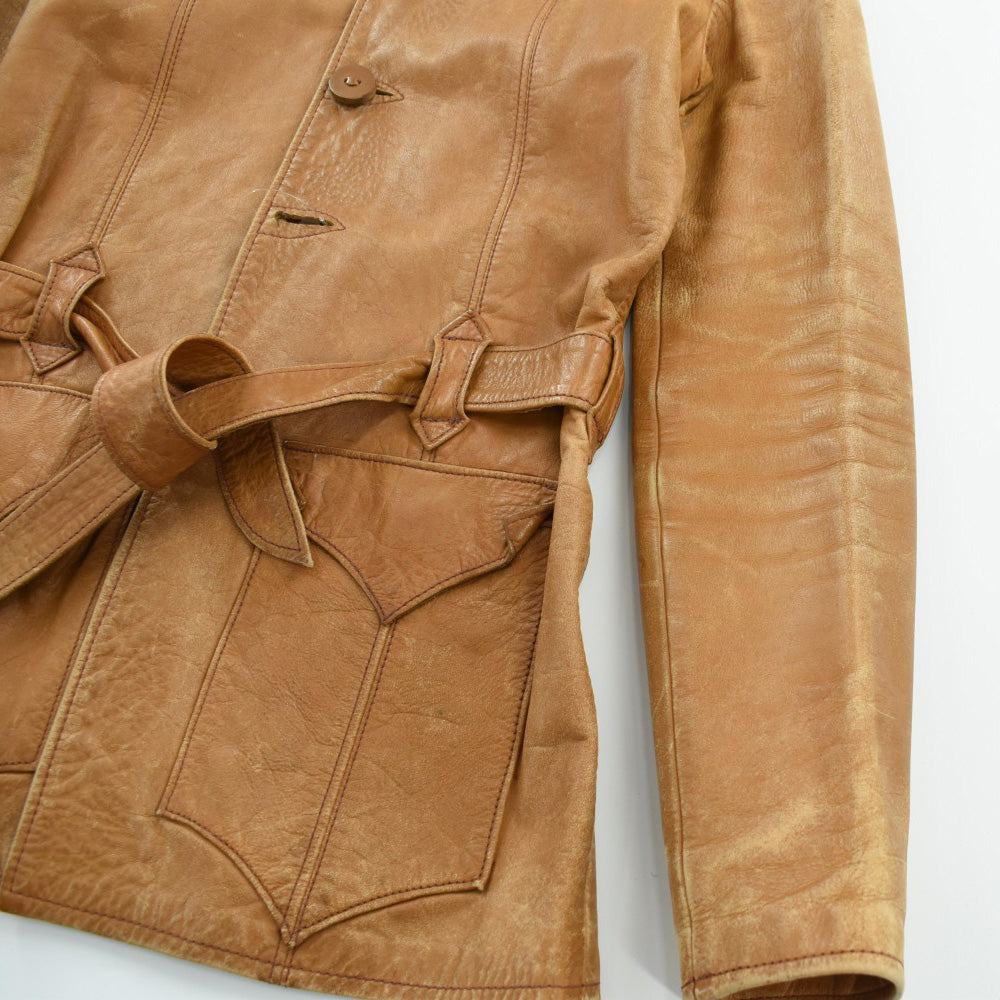 70's East West Musical Instruments "YUCCA" レザーコート  260109H
