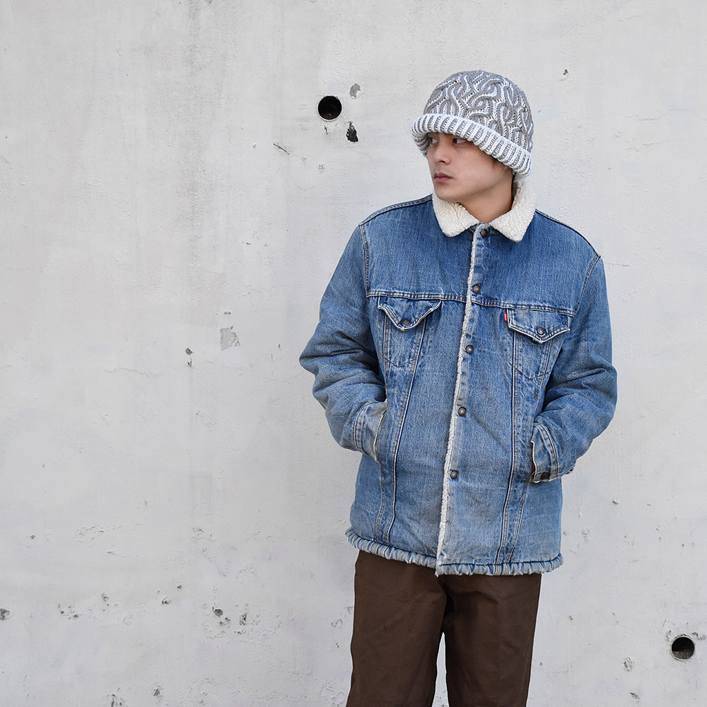 70's～ Levi's 71605 ロング丈！ デニムボアジャケット 250122H
