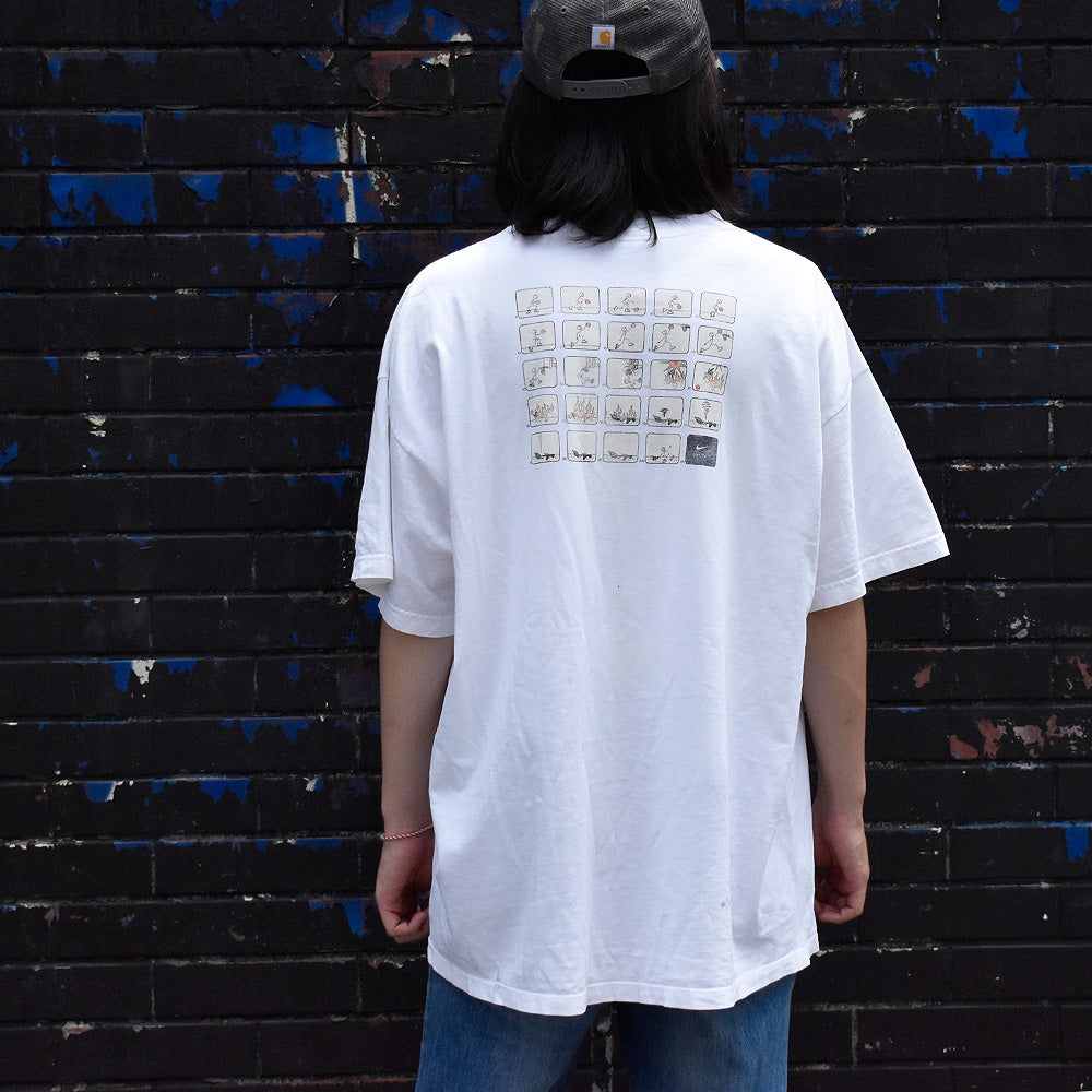 Y2K NIKE “basketball”イラスト Tシャツ 240721H