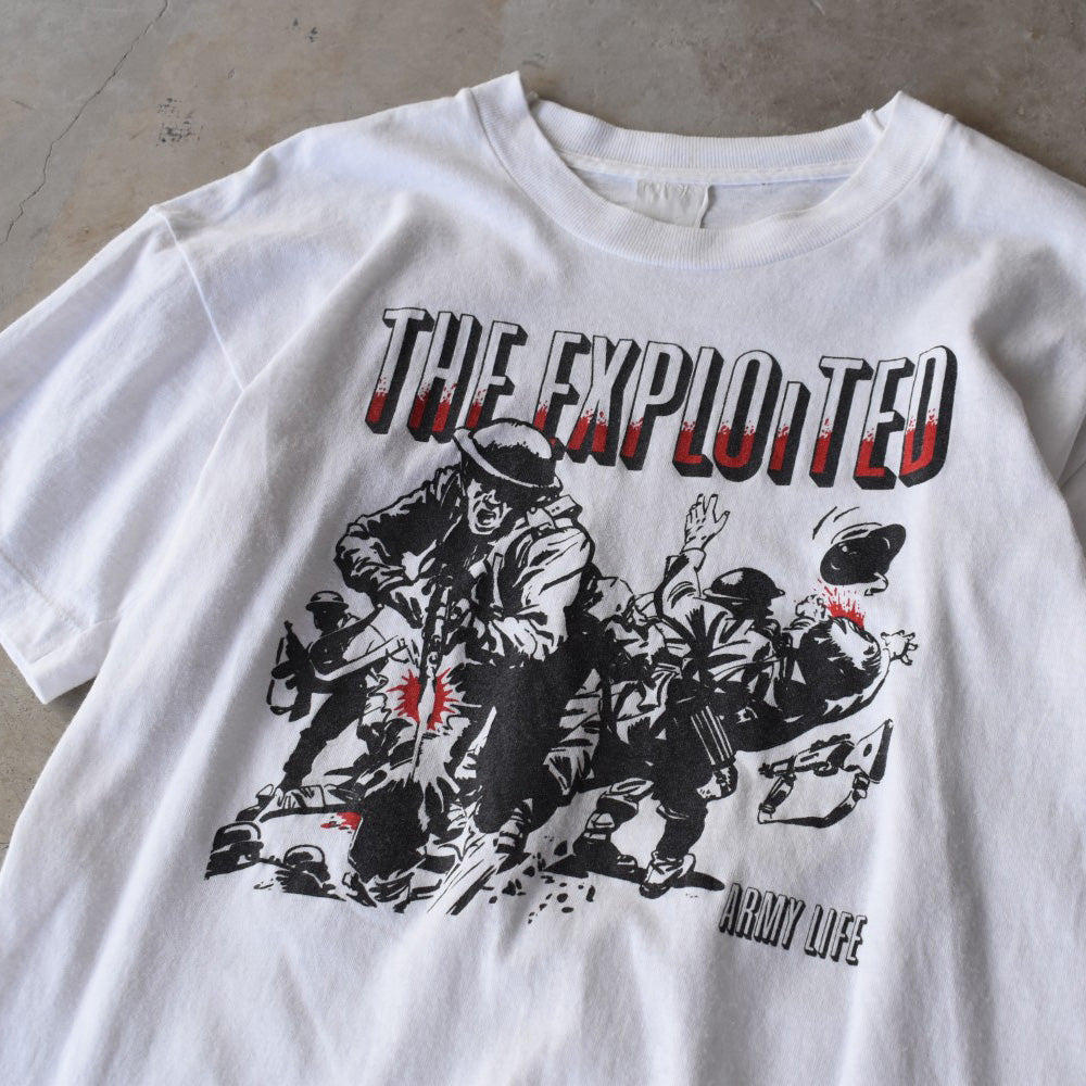 80’s THE EXPLOITED “ARMY LIFE” パンク ロック Tシャツ 251226H