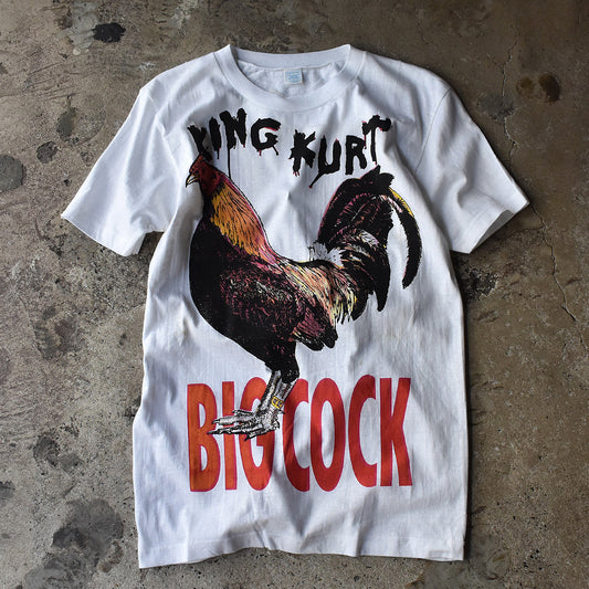 80's デッドストック! King Kurt "Big Cock" ロック Tシャツ 230717H