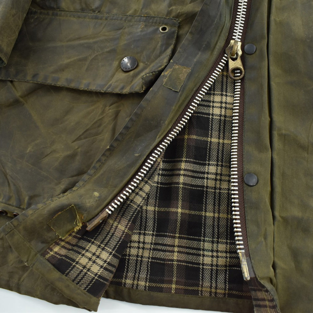 90’s Barbour 旧3ワラント "GAMEFAIR" オイルドジャケット 261016H