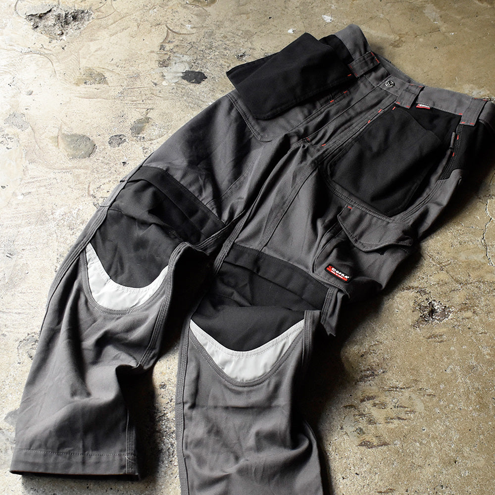 Cofra Workwear ユーロワーク ワークパンツ 2000年代 グレー×ブラック 古着