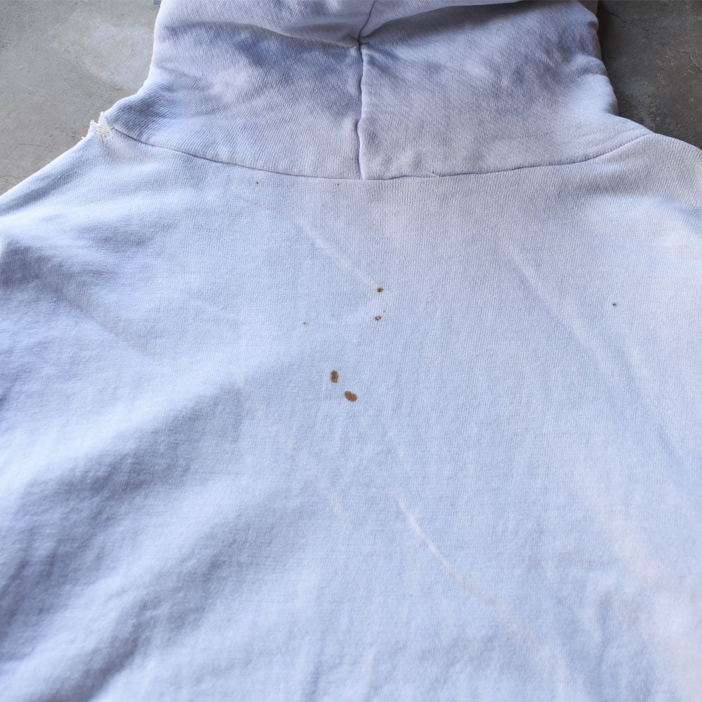 60’s Zephyr Knitwear 染み込みプリント ヴィンテージ スウェットパーカー 251010H